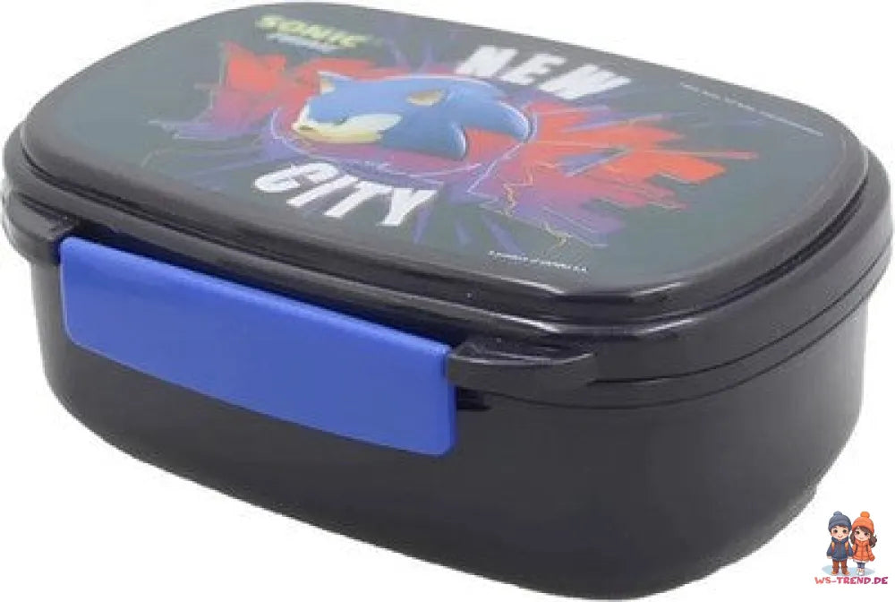 Sonic the Hedgehog 4 teiliges Lunch Set Brotdose Besteck Alu-Trinkflasche - WS-Trend.de
