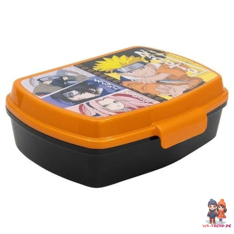 Anime Naruto Shippuden 2 tlg Lunchset Brotdose plus Trinkflasche 400 ml - WS-Trend.de