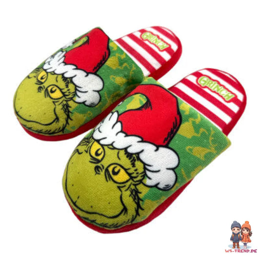 Disney Der Grinch Kinder Hausschuhe Slipper Schlüpfschuhe Pantoffeln 28 - WS-Trend.de