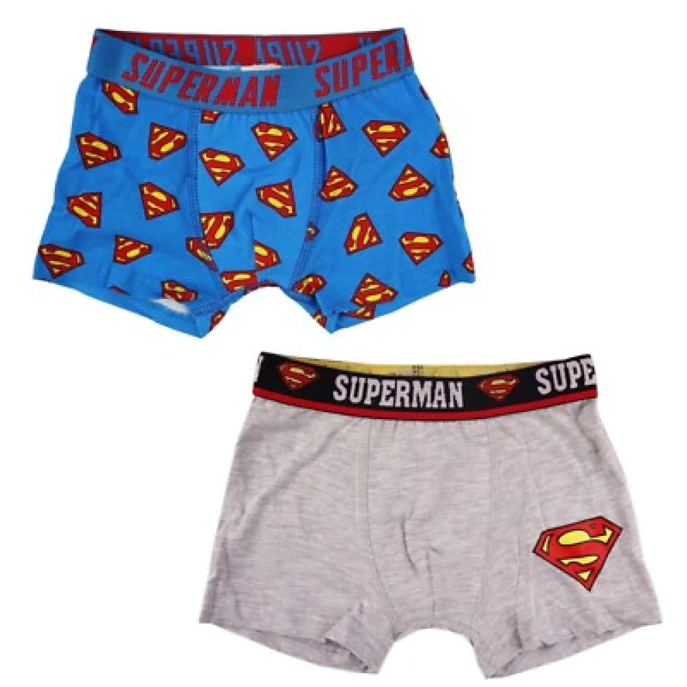 Superman Kinder Jungen Boxershorts 2er Pack - WS-Trend.de
