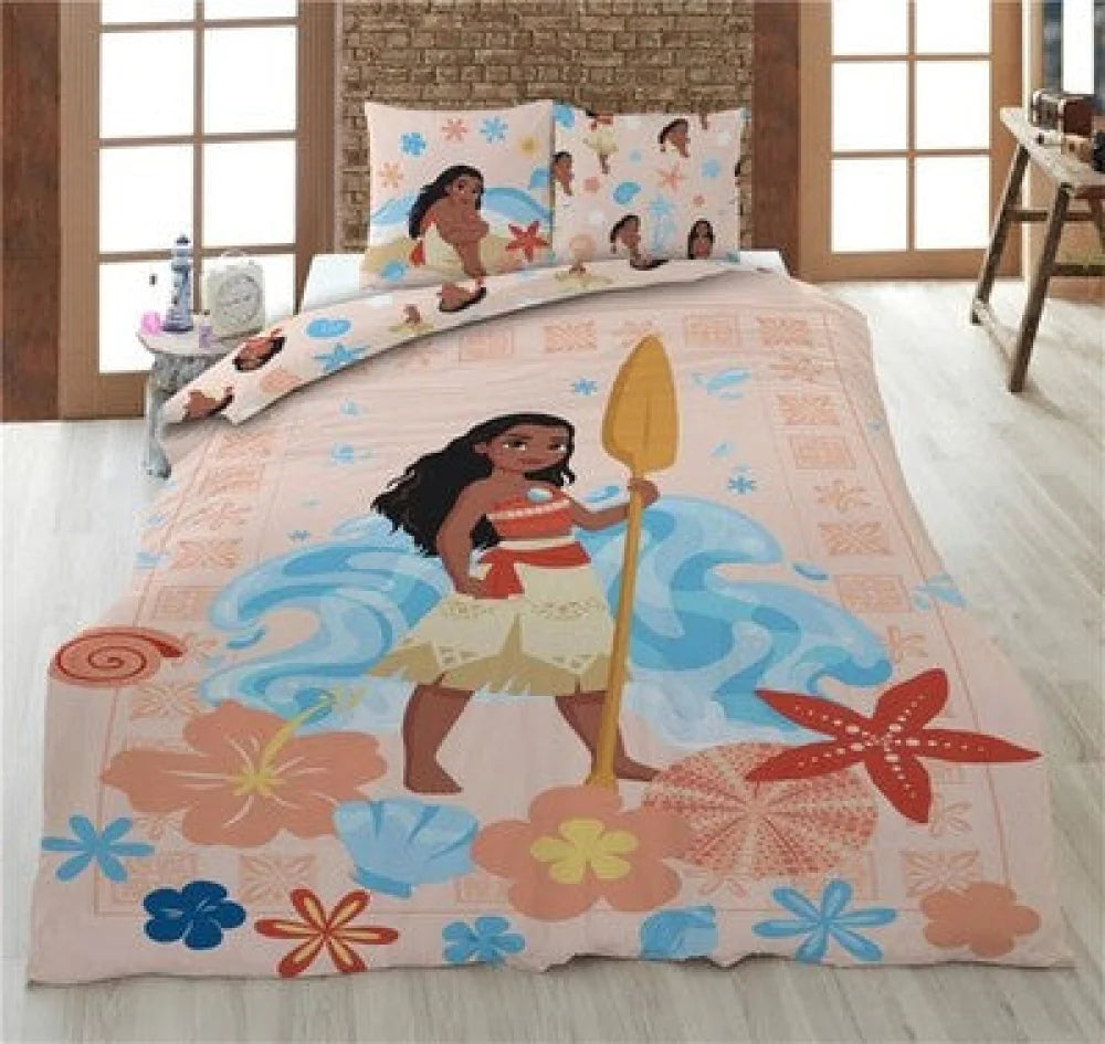 Disney Vaiana Kinder Bettwäsche 2tlg. Set 135-140x200 65x65 – WS-Trend