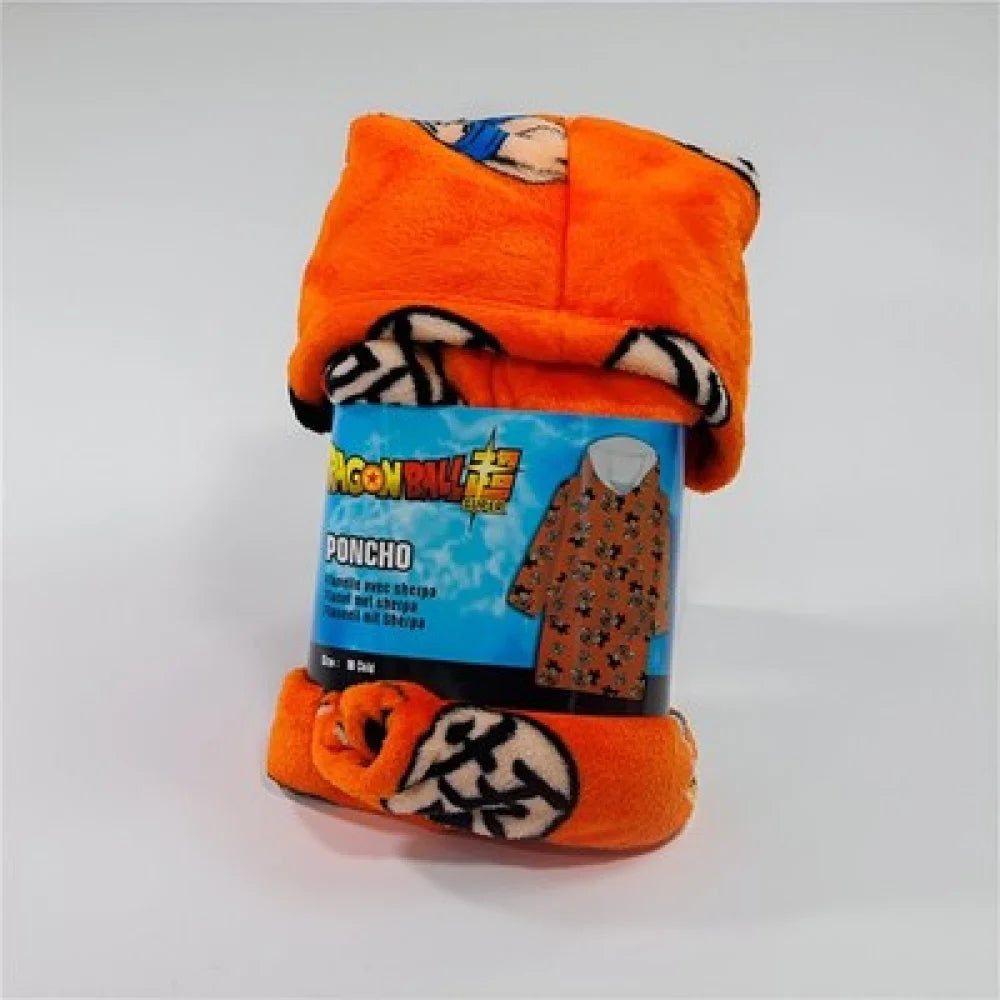 Dragon Ball Super Kuschelponcho mit Ärmeln Kapuze Tasche XS-L - WS-Trend.de