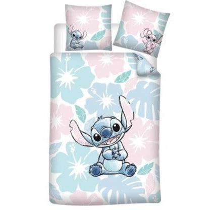 Disney Stitch Angel Kinder Bettwäsche 2tlg. Set 135-140x200 65x65 - WS-Trend.de