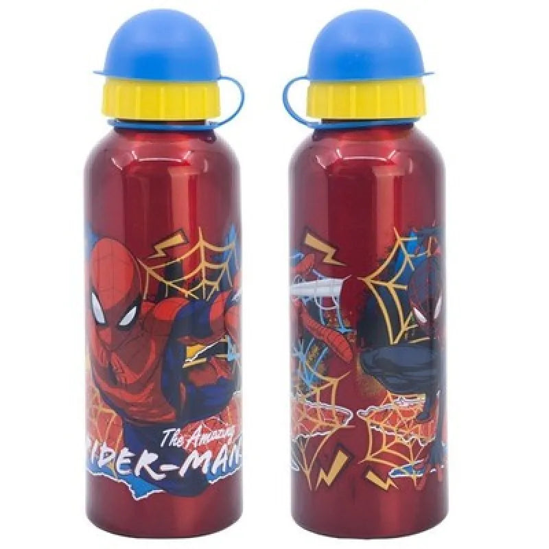 Marvel Spiderman ALU - Sportflasche Wasserflasche Trinkflasche Flasche 530 ml - WS-Trend.de