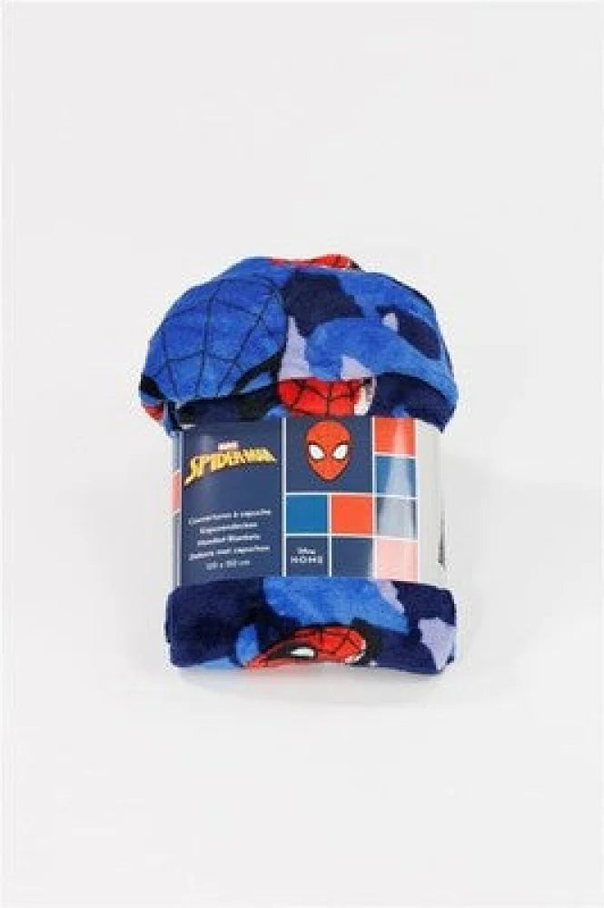 Spider-Man Flanell Decke XL - Warme Kuscheldecke mit Kapuze - WS-Trend.de