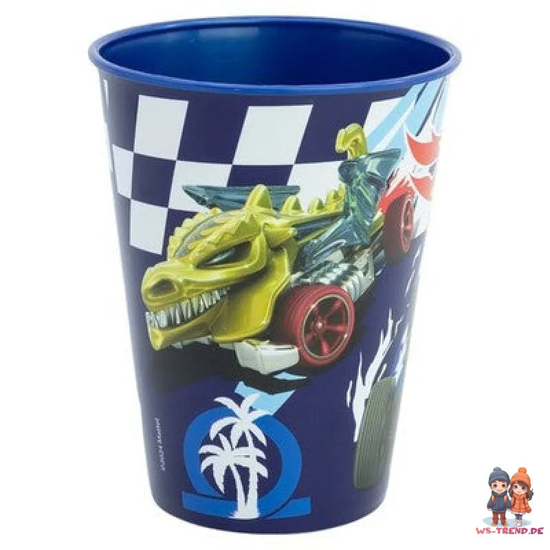 Hot Wheels Race 2 tlg. Lunch Set Brotdose 3 Kammer Becher 260 ml - WS-Trend.de