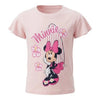 Disney Minnie Maus Kinder Mädchen T-Shirt Kurzarm Shirt Gr. 98-128 Baumwolle - Rosa, 104