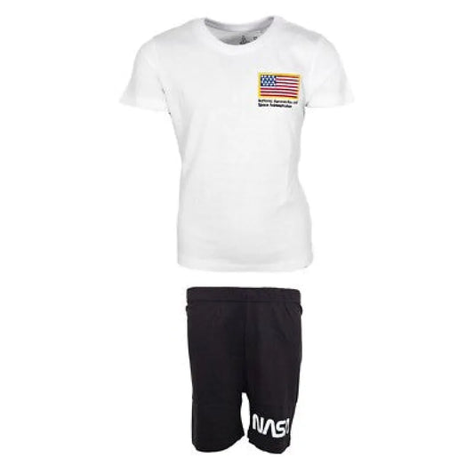 NASA Space Center Jugend Jungen Schlafanzug kurzarm Pyjama - WS-Trend.de