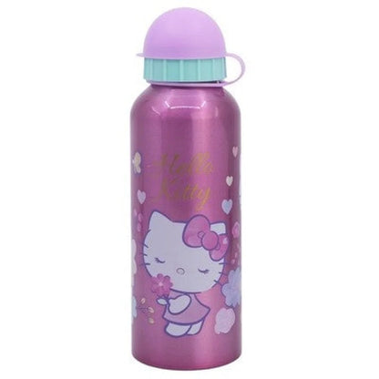 Hello Kitty 2 tlg. Lunch Set 3 Kammer Brotdose Alu Trinkflasche 530 ml - WS-Trend.de