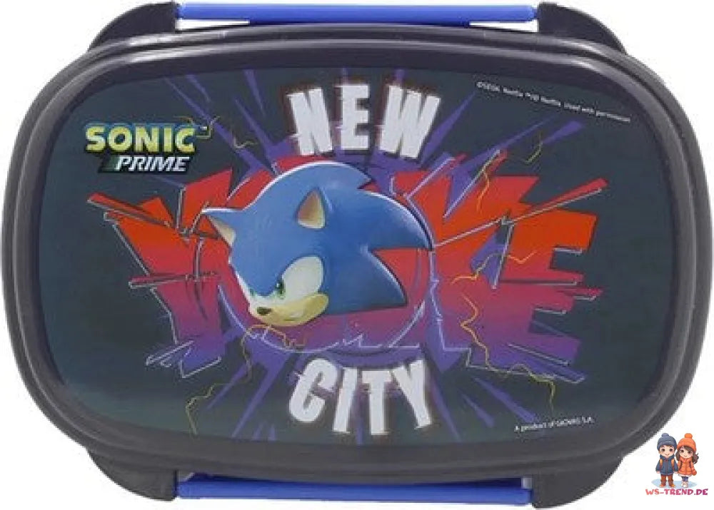 Sonic the Hedgehog 4 teiliges Lunch Set Brotdose Besteck Alu-Trinkflasche - WS-Trend.de