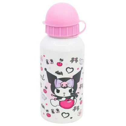 Kuromi Hello Kitty 2 tlg. Lunch Set Brotdose 3 Kammern ALU ATrinkflasche 400 ml - WS-Trend.de