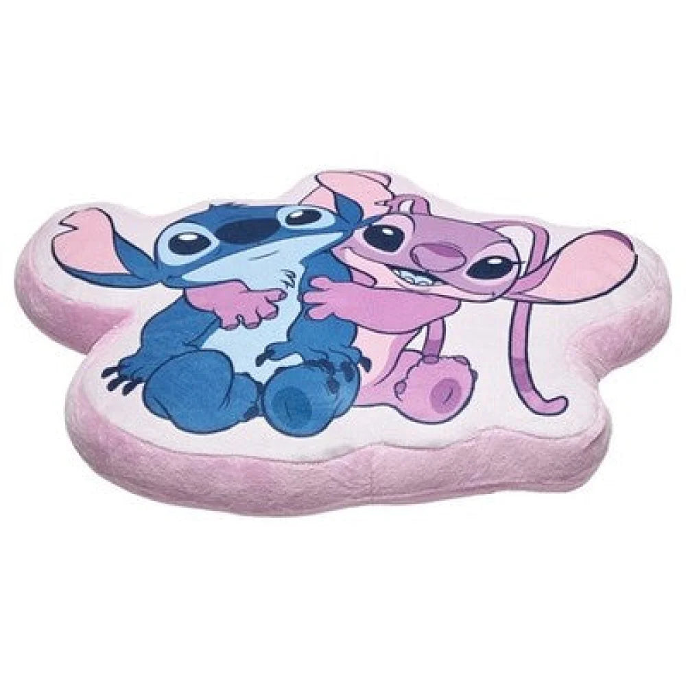 Disney Lilo und Stitch Angel 3D Velours Kissen – Dekokissen 35x26x5 cm - WS-Trend.de