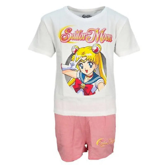 Anime Sailor Moon Mädchen Schlafanzug Pyjama Shirt Shorts - WS-Trend.de