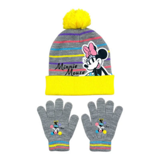 Disney Minnie Maus Kinder Winter Mütze plus Handschuhe Gr. 54 - WS-Trend.de
