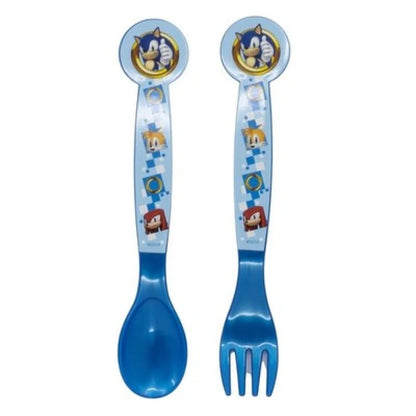 Sonic the Hedgehog 4 teiliges Lunch Set Brotdose mit 3 Kammern Alu-Trinkflasche - WS-Trend.de