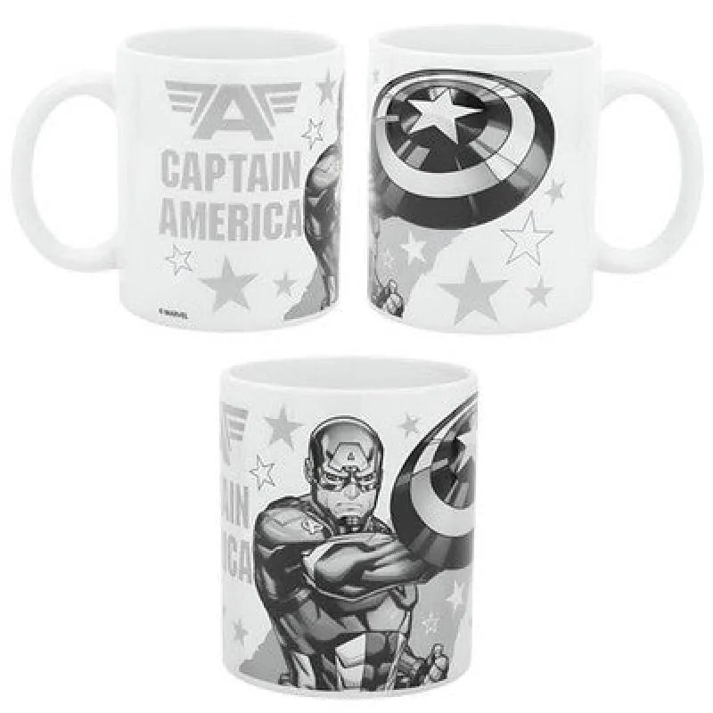 Marvel Avengers Captain America Kaffeetasse Teetasse Tasse Geschenkidee 330 ml - WS-Trend.de