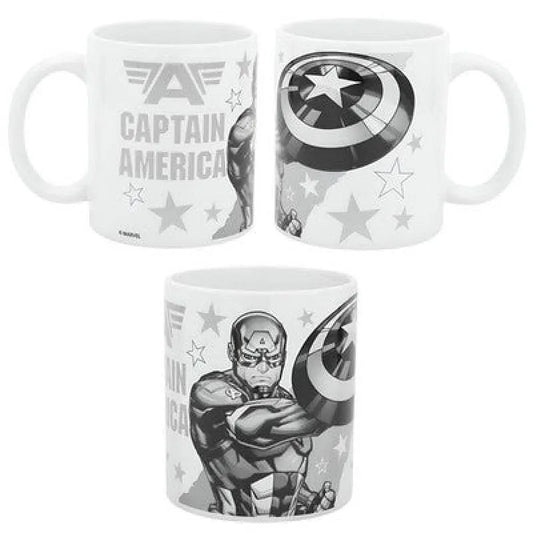 Marvel Avengers Captain America Kaffeetasse Teetasse Tasse Geschenkidee 330 ml - WS-Trend.de