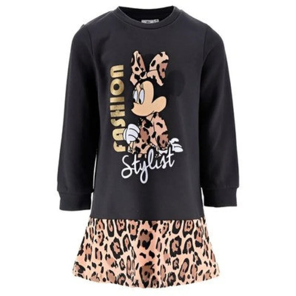 Disney Minnie Maus Kinder Mädchen langarm Kleid Gr 98-128 - WS-Trend.de