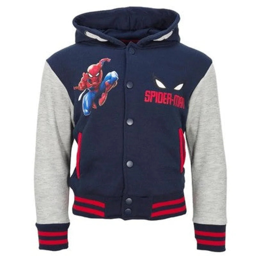 Marvel Spiderman Kinder Jungen College Jacke Kapuzenjacke - WS-Trend.de