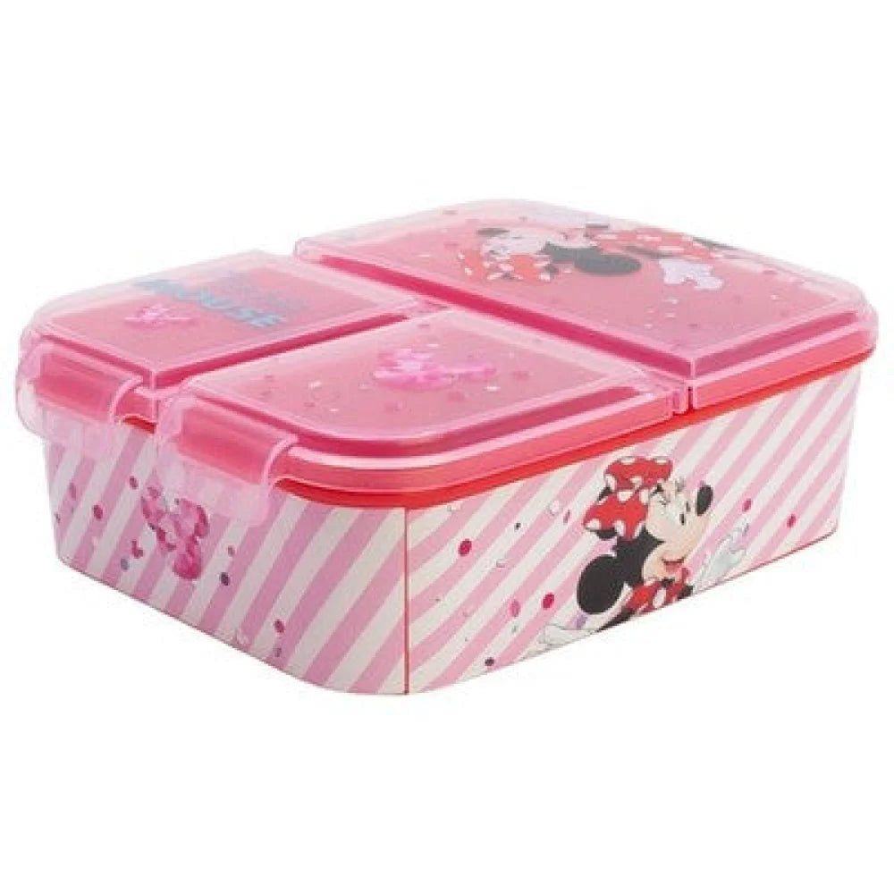 Disney Minnie Maus 4 tlg Lunch Set Brotdose Alu-Trinkflasche Besteck - WS-Trend.de