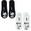Peanuts Snoopy 2er Set Damen Kurzsocken Füßlingen Socken Gr. 35 bis 42