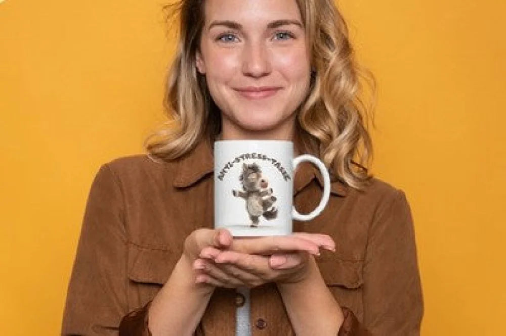 Anti Stress Pferd Yoga Kaffeetasse Teetasse Tasse Geschenkidee 325 ml - WS-Trend.de