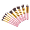 WS-Trend »Exquisites 10-teiliges Make-up Pinselset«, für ein makelloses Finish