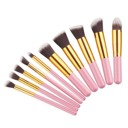 WS-Trend »Exquisites 10-teiliges Make-up Pinselset« für ein makelloses Finish - WS-Trend.de Anzahl Teile: 10 Geeignet für: Puder Rouge