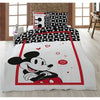 Disney Mickey Maus Kinder Bettwäsche 2tlg. Set 135x200 80x80 Baumwolle