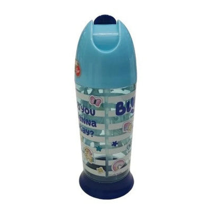 Bluey und Bingo Kinder Trinkflasche mit Halm Flasche Wasserflasche 280 ml - WS-Trend.de