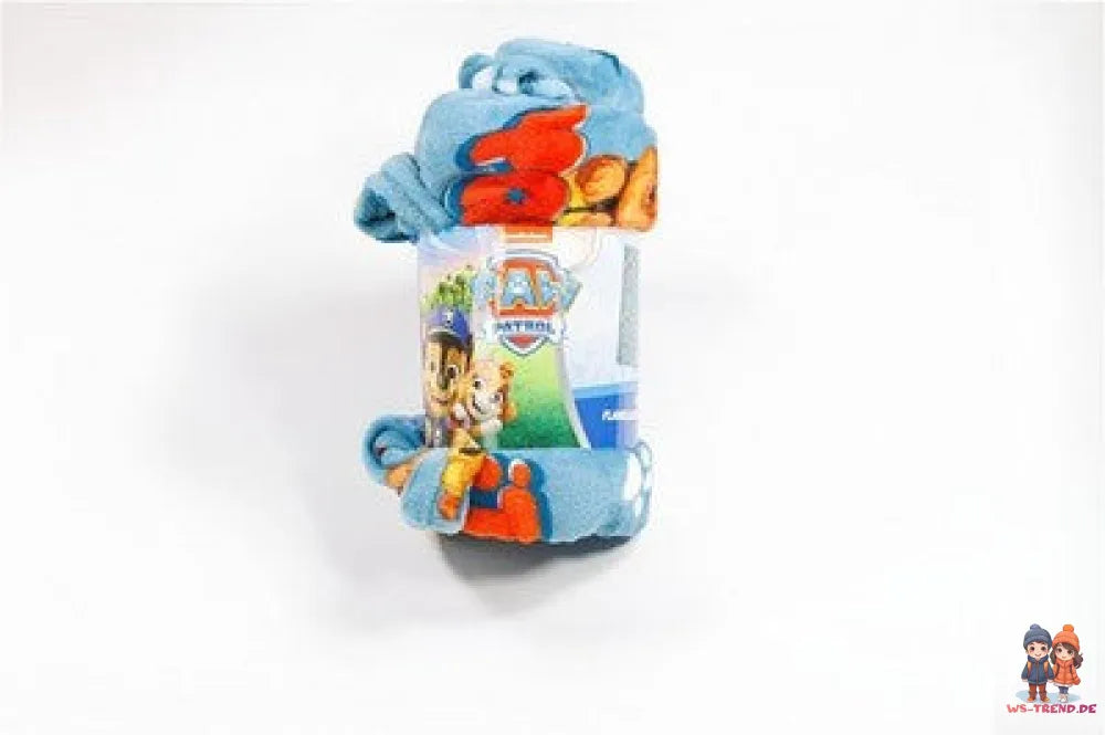 Paw Patrol Kinder Flanell Wohndecke warme Kuscheldecke 110x150 cm - WS-Trend.de