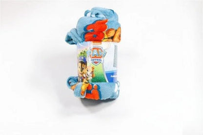 Paw Patrol Kinder Flanell Wohndecke warme Kuscheldecke 110x150 cm - WS-Trend.de