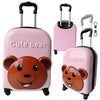 Teddy Bär 3D Kinder Trolley Kinderkoffer ABS Kindertrolley 44x31x22 cm