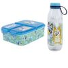 Bluey Bingo Kinder 2 teiliges Set 3 Kammern Brotdose Trinkflasche