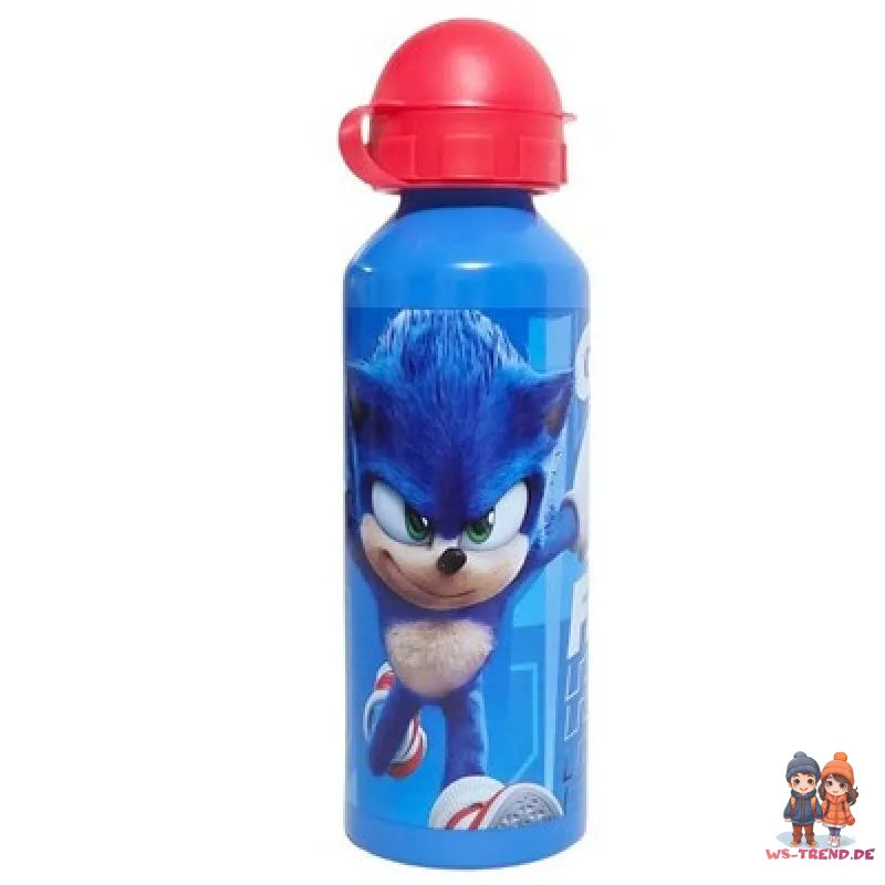 Sonic the Hedgehog 4 teiliges Lunch Set Brotdose Besteck Alu-Trinkflasche - WS-Trend.de