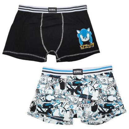 Sonic The Hedgehog Herren Boxershorts Unterhose 2er Pack - WS-Trend.de
