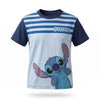 Disney Lilo und Stitch Kinder kurzarm T-Shirt Gr. 98-128 100% Baumrolle - 104, Dunkeblau