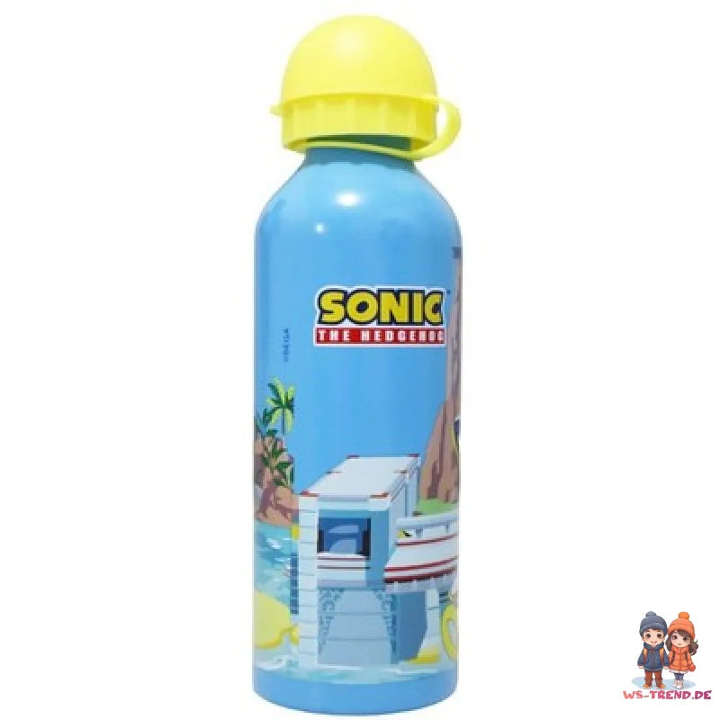 Sonic the Hedgehog 4 teiliges Lunch Set Brotdose Besteck Alu-Trinkflasche 500 ml - WS-Trend.de
