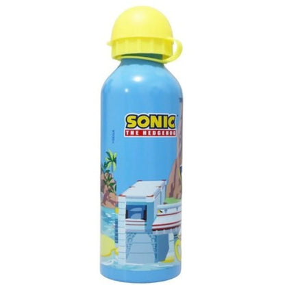 Sonic the Hedgehog 4 teiliges Lunch Set Brotdose Besteck Alu-Trinkflasche 500 ml - WS-Trend.de
