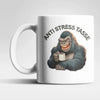 Anti Stress Gorilla Kaffeetasse Teetasse Tasse Geschenkidee 325 ml