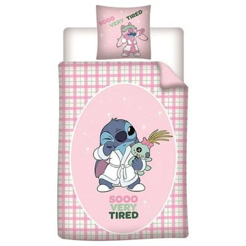 Disney Stitch Angel Kinder Mikrofaser Bettwäsche 2tlg. Set 135-140x200 65x65 - WS-Trend.de