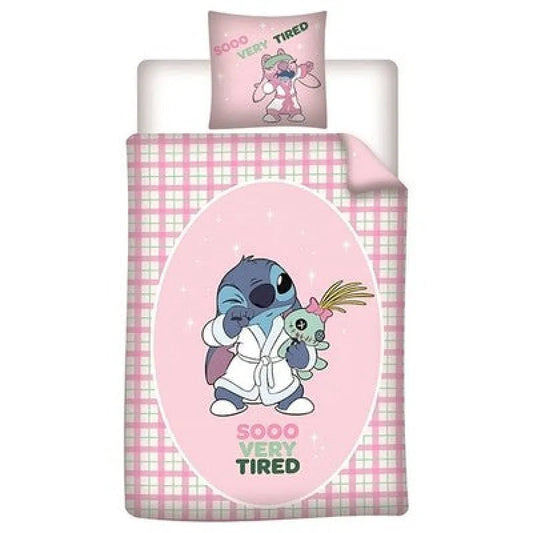 Disney Stitch Angel Kinder Mikrofaser Bettwäsche 2tlg. Set 135-140x200 65x65 - WS-Trend.de