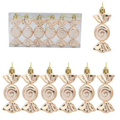 Christbaumschmuck Bonbons 12St Kunststoff Weihnachtsbaumschmuck - WS-Trend.de