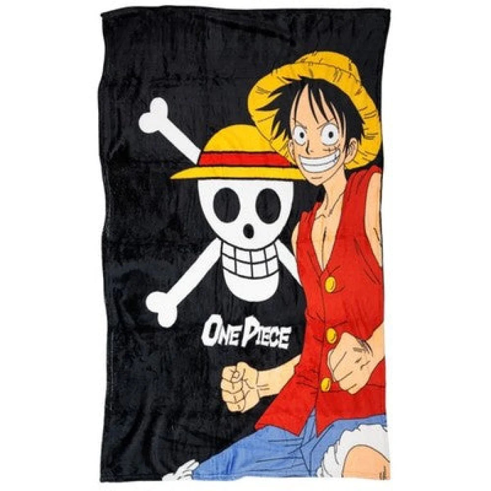 Anime One Piece Ruffy Flanell Decke warme Kuscheldecke 110x150 cm - WS-Trend.de