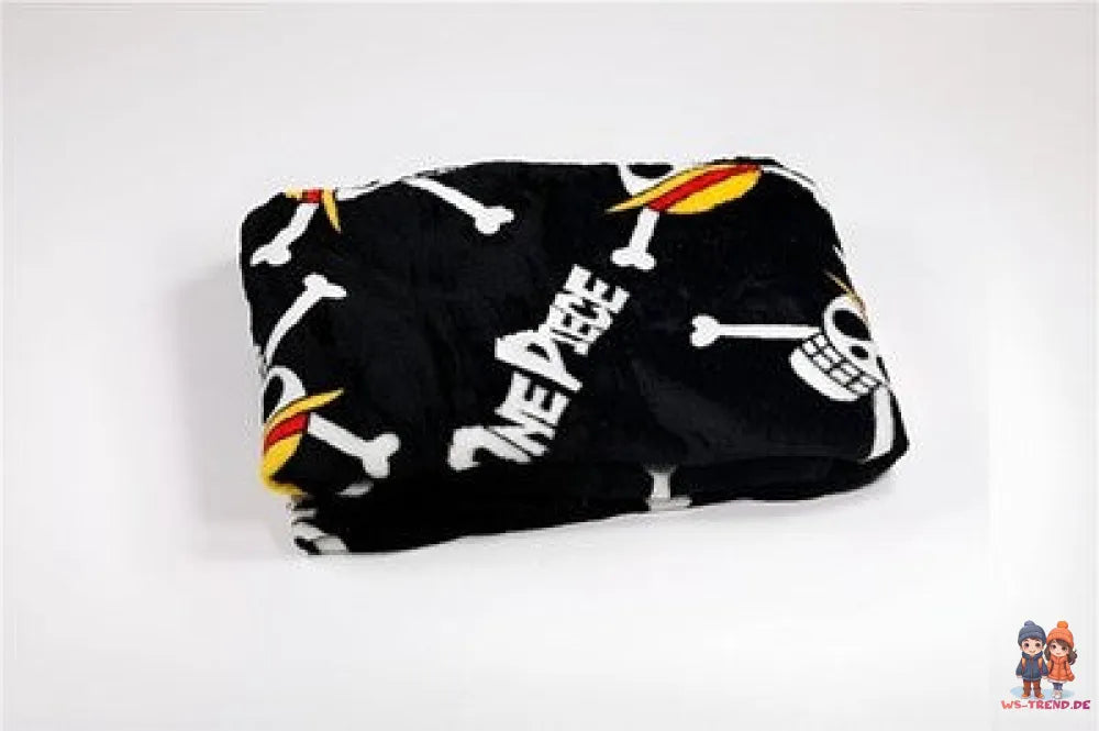 One Piece Anime Flanell Wohndecke warme Kuscheldecke 130x160 cm - WS-Trend.de