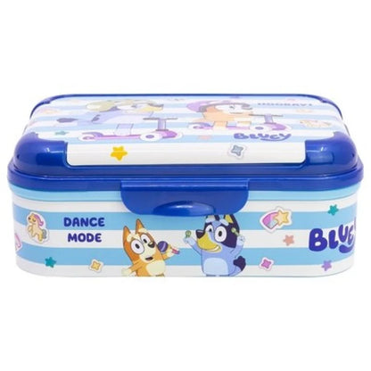 Bluey Bingo Kinder 4 teiliges Set Brotdose Alu Trinkflasche Besteck - WS-Trend.de