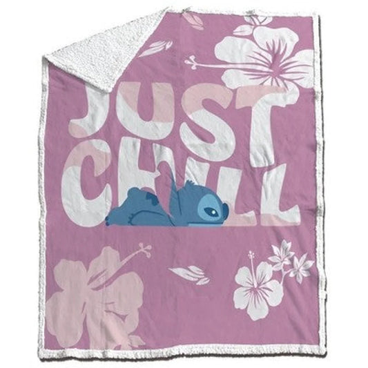 Disney Lilo und Stitch Coral Decke warme Kuscheldecke 130x170 cm - WS-Trend.de
