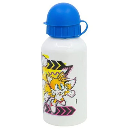 Sonic the Hedgehog 4 teiliges Lunch Set Brotdose mit 3 Kammern Alu-Trinkflasche - WS-Trend.de