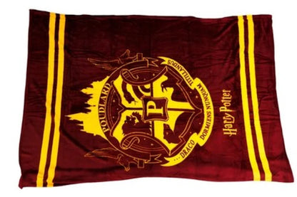 Harry Potter Hogwarts Flanell Wohndecke warme Kuscheldecke 130x160 cm - WS-Trend.de