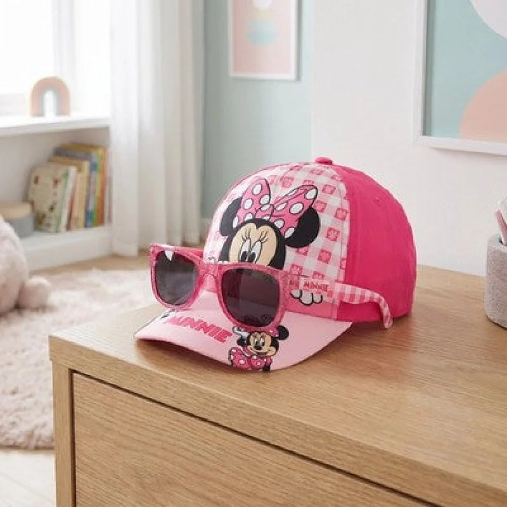 Disney Minnie Maus Kinder Basecap Baseball Kappe Mütze plus Sonnenbrille Gr. 52 - WS-Trend.de